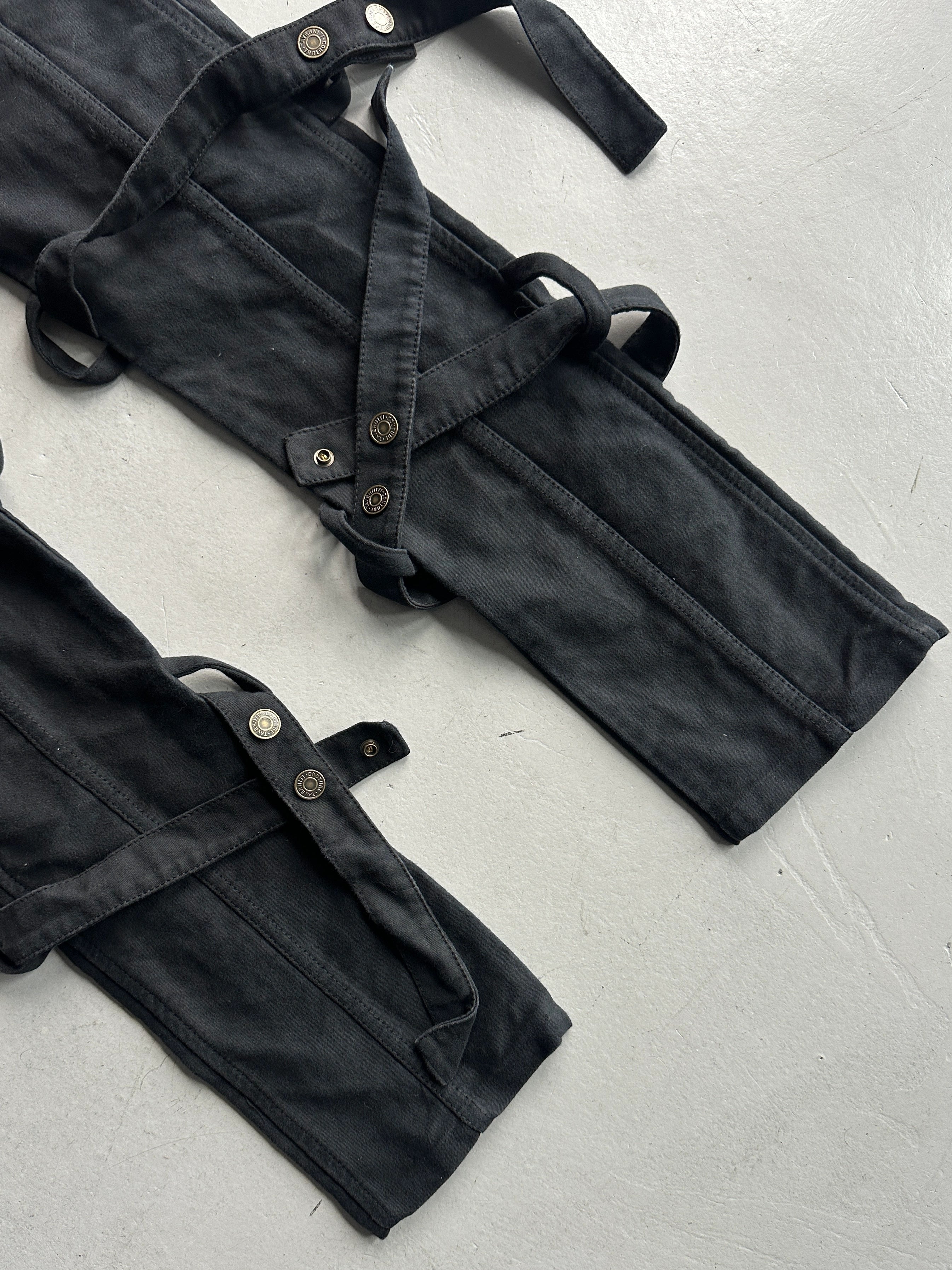 JIMMY TAVERNITI - late 1990s BONDAGE LOW WAIST TROUSERS