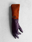 GALLIANO by JOHN GALLIANO - circa 2008 TWO TONE LEATHER AND SUEDE GLOVES