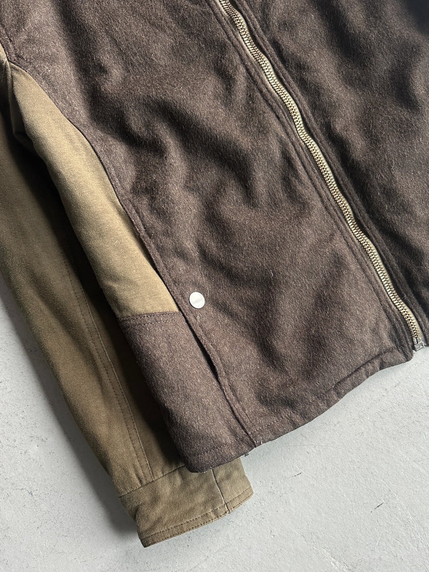 GIANFRANCO FERRÉ - 1990s CUSHIONED COLLAR WOOL JACKET