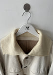 ISSEY MIYAKE - 1990s CROP FIT CORDUROY JACKET WITH SQUARE COLLAR