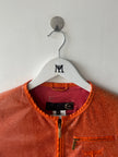 JUST CAVALLI -  S/S 2010 CROP FIT LEATHER JACKET WITH GLOSSY FINISH