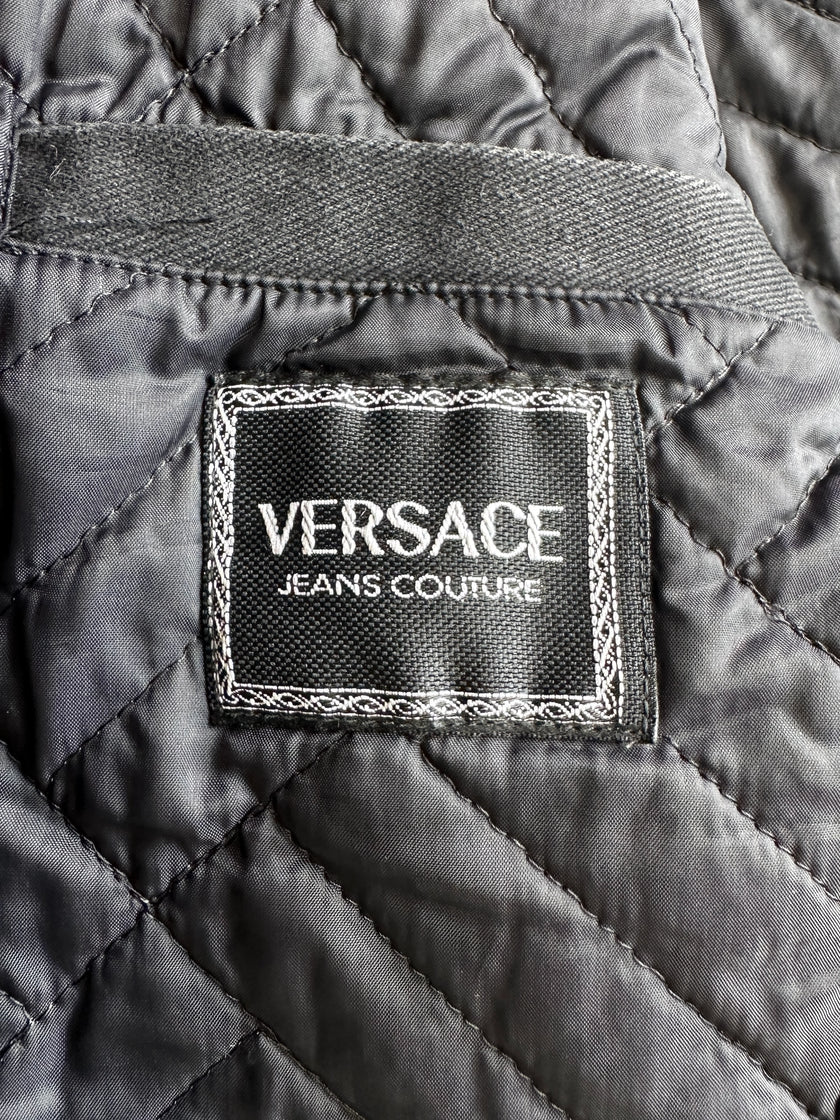VERSACE - 1980s DENIM BOMBER JACKET