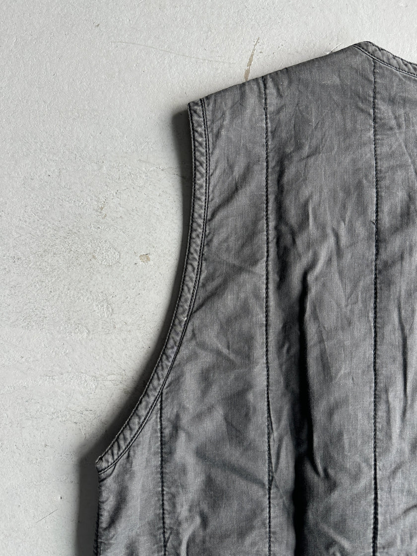 ISSEY MIYAKE - 1990s REVERSIBLE PARACHUTE VEST WITH OVERSIZED POCKETS