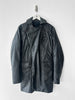 ANDREW MACKENZIE - F/W 2008 WAXED PVC LONG JACKET WITH ZIP DETAILS