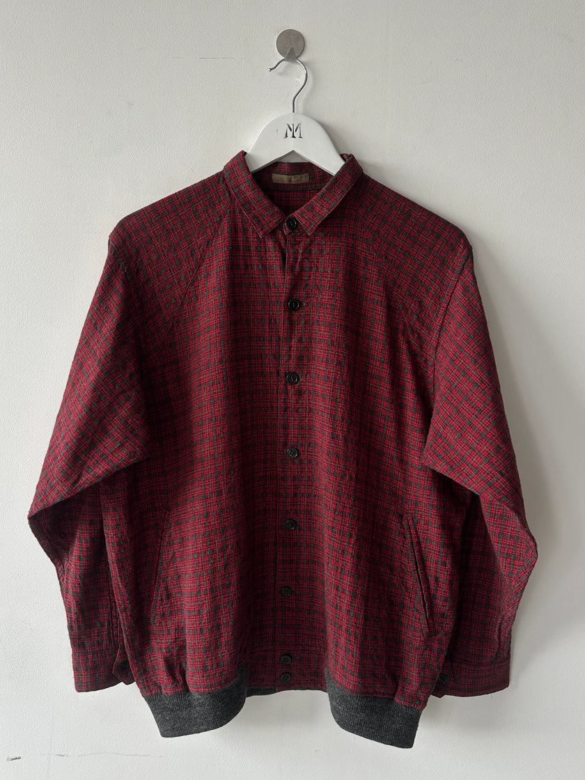 YOHJI YAMAMOTO Y'S MEN - F/W 1986 BOXY FIT CHECKED SHIRT