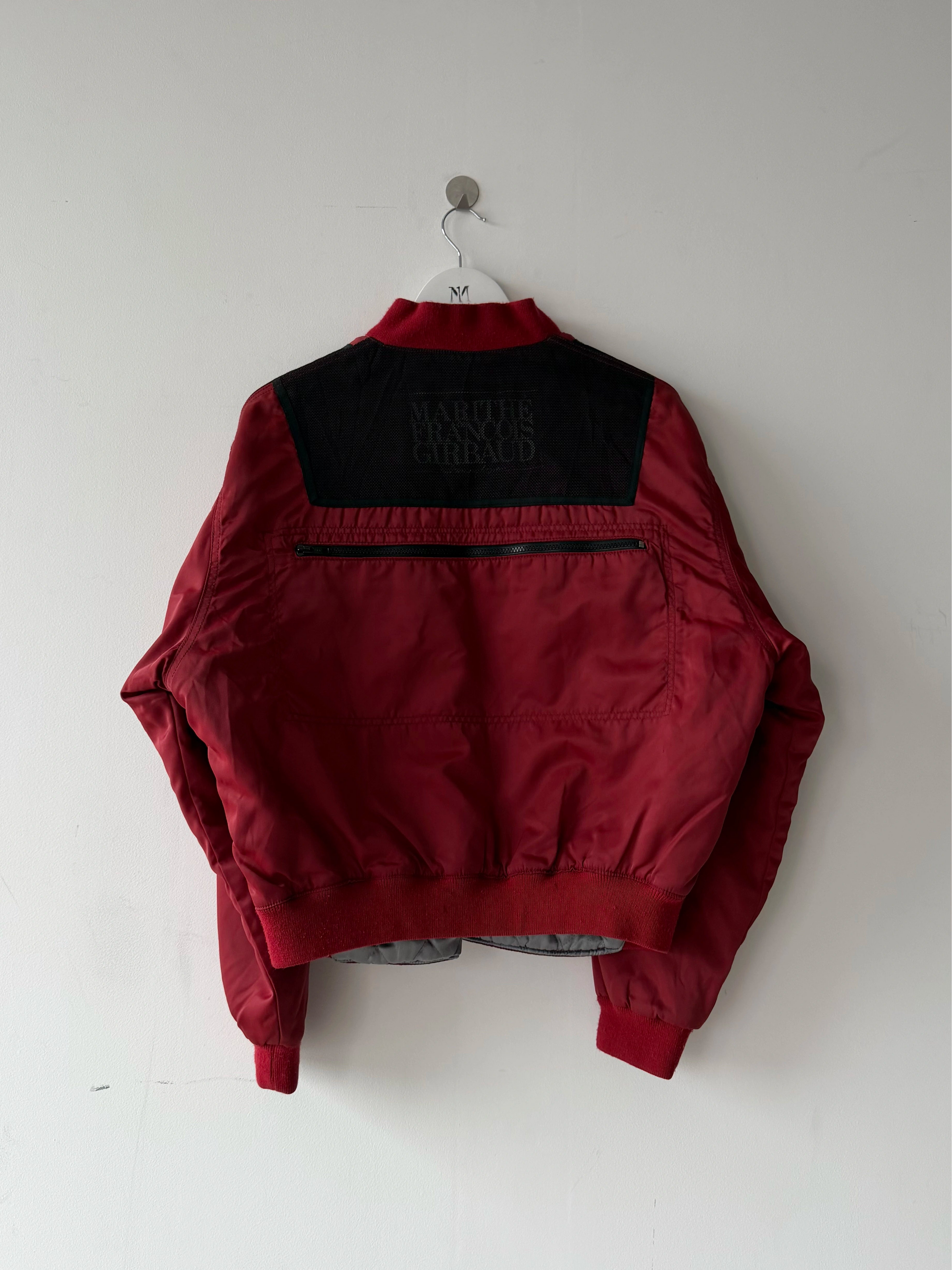 MARITHÉ + FRANÇOIS GIRBAUD - 1990s TECHNICAL BOMBER JACKET WITH MESH DETAILS