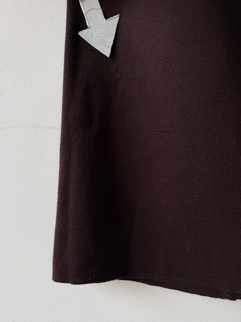 RITSUKO SHIRAHAMA - 1990s 2 PIECES SET WITH SHAGGY TOP