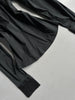 1990s EXTRA WIDE COLLAR BUTTONED BLOUSE
