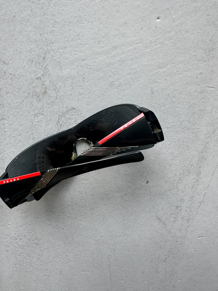 PRADA - 1990s SHIELD SUNGLASSES
