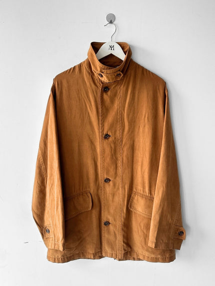 YVES SAINT LAURENT - 1990s SUEDE EFFECT JACKET