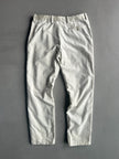 DOLCE & GABBANA - early 2000s STRAIGHT FIT TROUSERS WITH SILK BAND AT WAIST