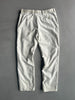 DOLCE & GABBANA - early 2000s STRAIGHT FIT TROUSERS WITH SILK BAND AT WAIST