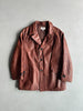 ARMANI JEANS - 1990s STRAIGHT FIT LEATHER JACKET