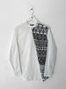 ITALIAN LABEL 2000s MANDARIN COLLAR ASYMMETRIC LONG SLEEVE SHIRT