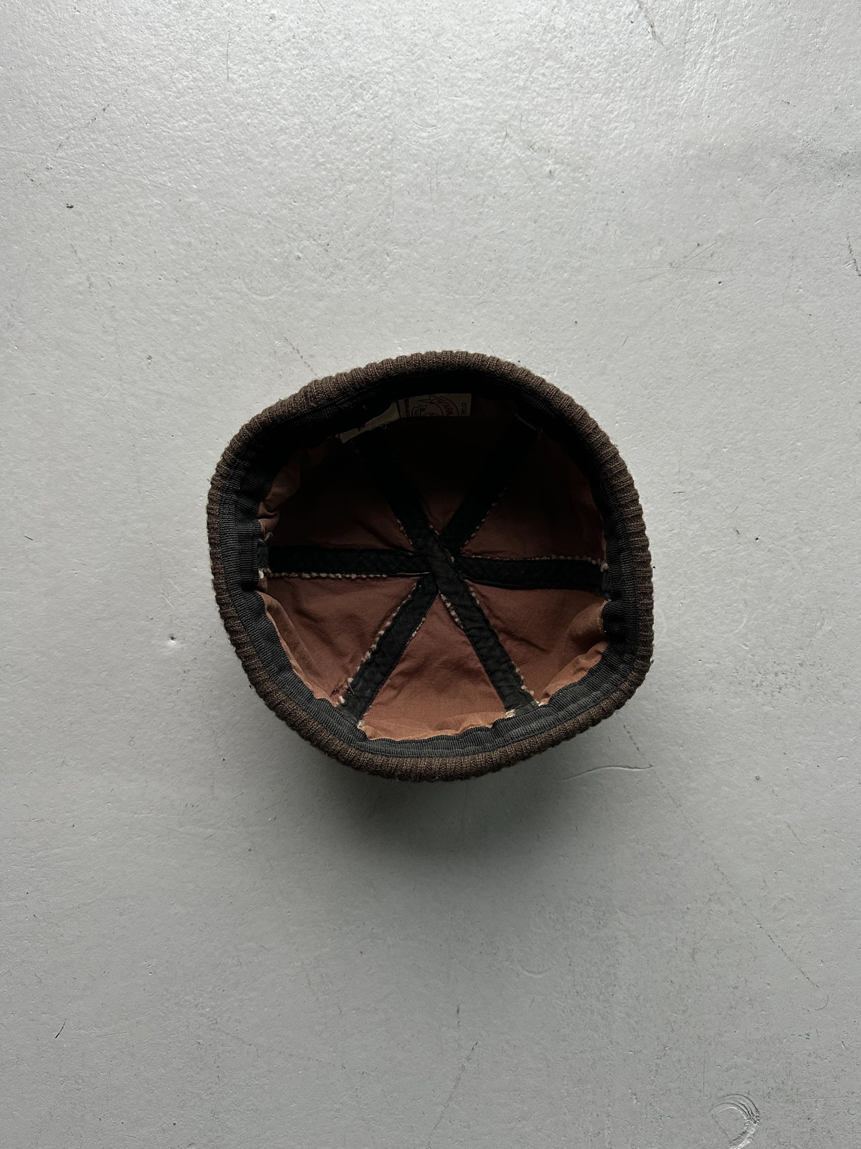 ARMANI JEANS - 1990s TWEED BEANIE HAT