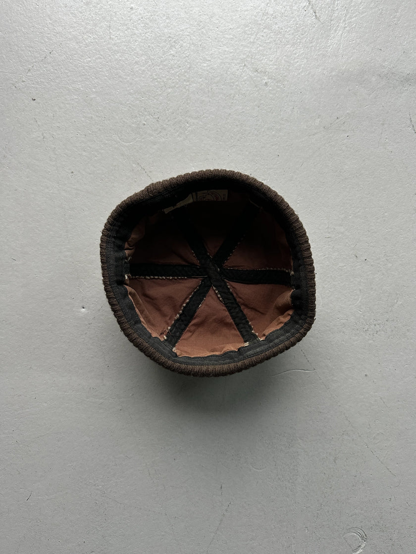 ARMANI JEANS - 1990s TWEED BEANIE HAT