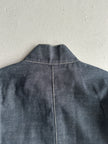 COP COPINE - 2000s CROP FIT DENIM JACKET WITH ROUND POCKETS