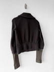 EMPORIO ARMANI - F/W 2015 WOOL JACKET WITH LAYERED SLEEVE