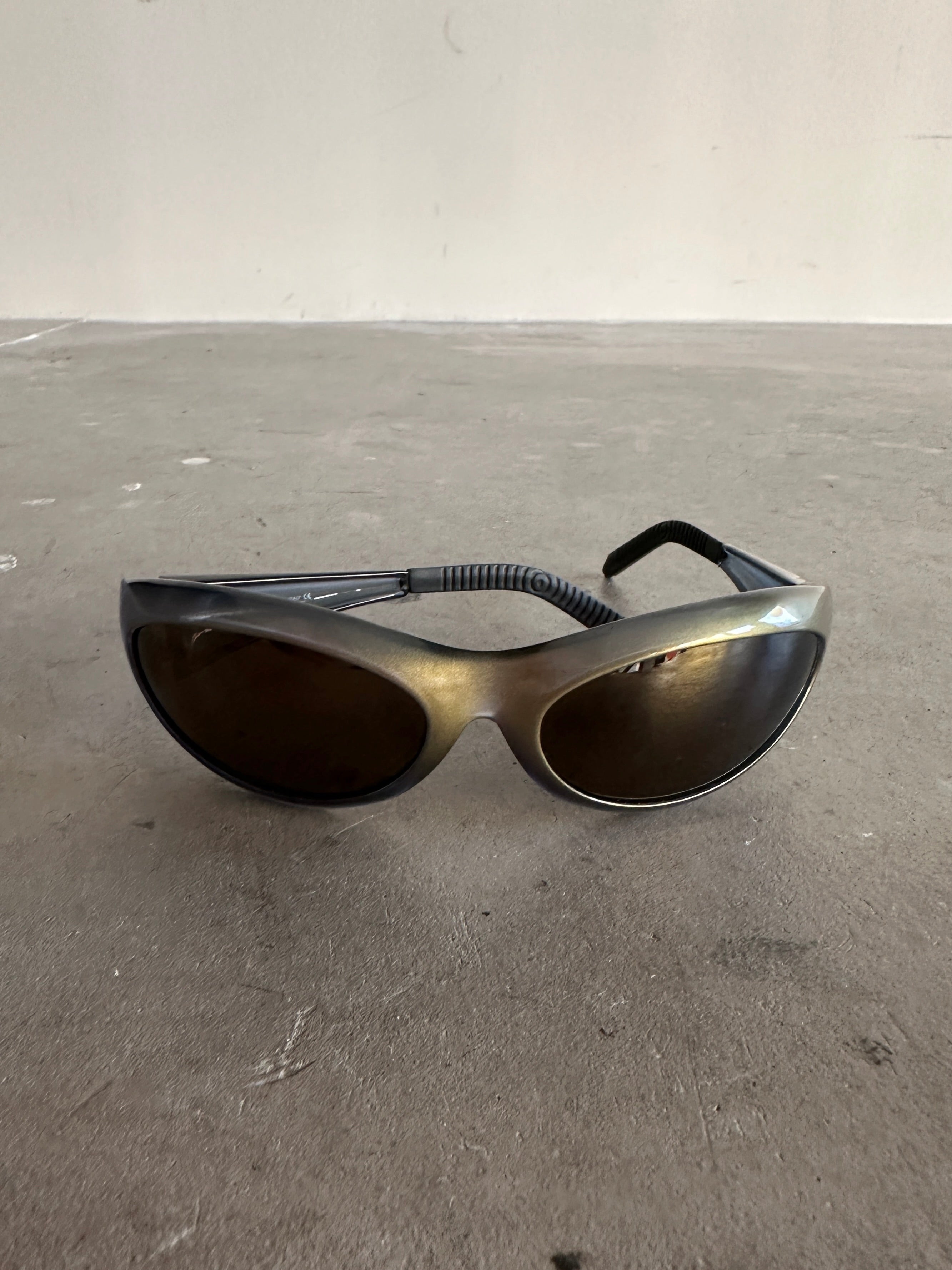 GIORGIO ARMANI -  1990s BIKER SUNGLASSES