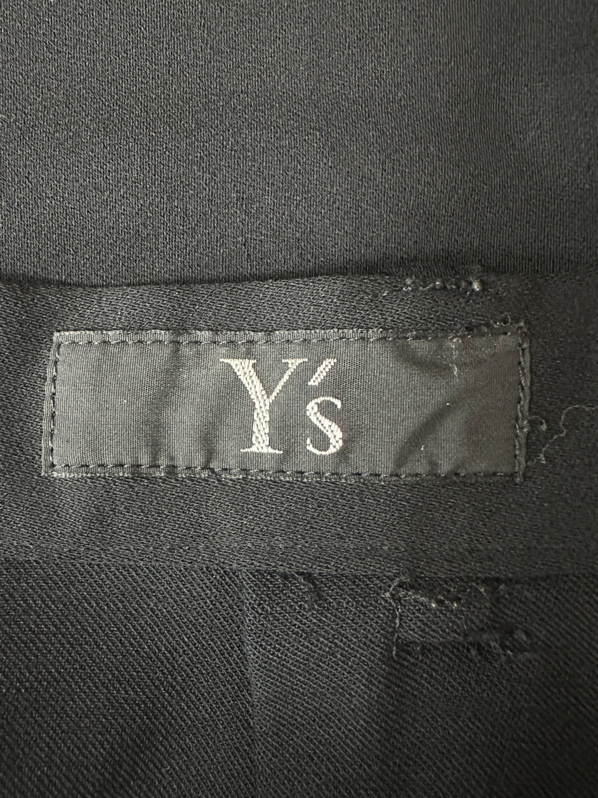 YOHJI YAMAMOTO Y's -  A/W 1994 FRONT PLEATS MIDI LENGTH SKIRT