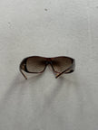 PRADA - 1990s OVERSIZED WRAP AROUND SUNGLASSES