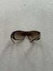 PRADA - 1990s OVERSIZED WRAP AROUND SUNGLASSES