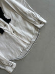 COMME DES GARÇONS - A/W 2010 RUFLLED FRONT SILKY LONG SLEEVE SHIRT