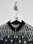 MARITHÉ + FRANÇOIS GIRBAUD x CLOSED - 1980s PANELED WAIST SHEER ZIPPED JACKET