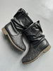 BIKKEMBERGS - 2000s WOVEN FRONT ANKLE BOOTS