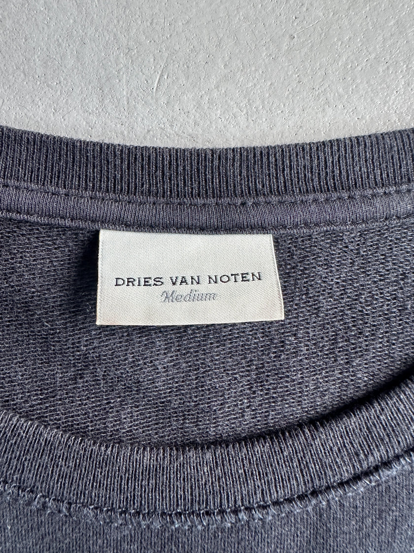 DRIES VAN NOTEN - 2000s T-SHIRT WITH DRAPING PANEL