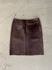 ICEBERG - 2000s LEATHER SKIRT