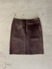 ICEBERG - 2000s LEATHER SKIRT