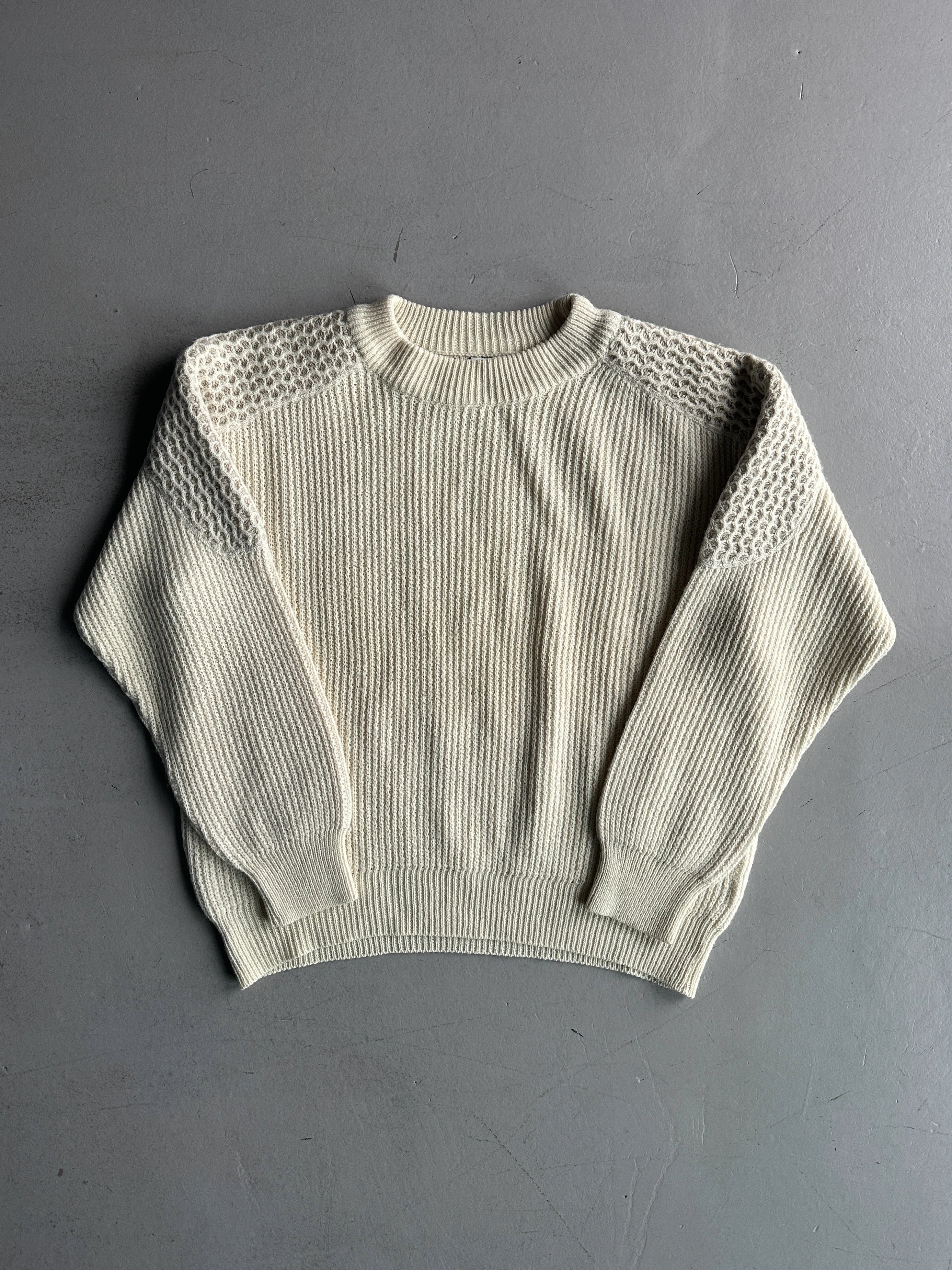 ITALIAN LABEL 1980s BOXY FIT KNIT JUMPER