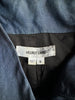 HELMUT LANG - 2000s ASYMMETRICAL ZIP SILKY DENIM JACKET