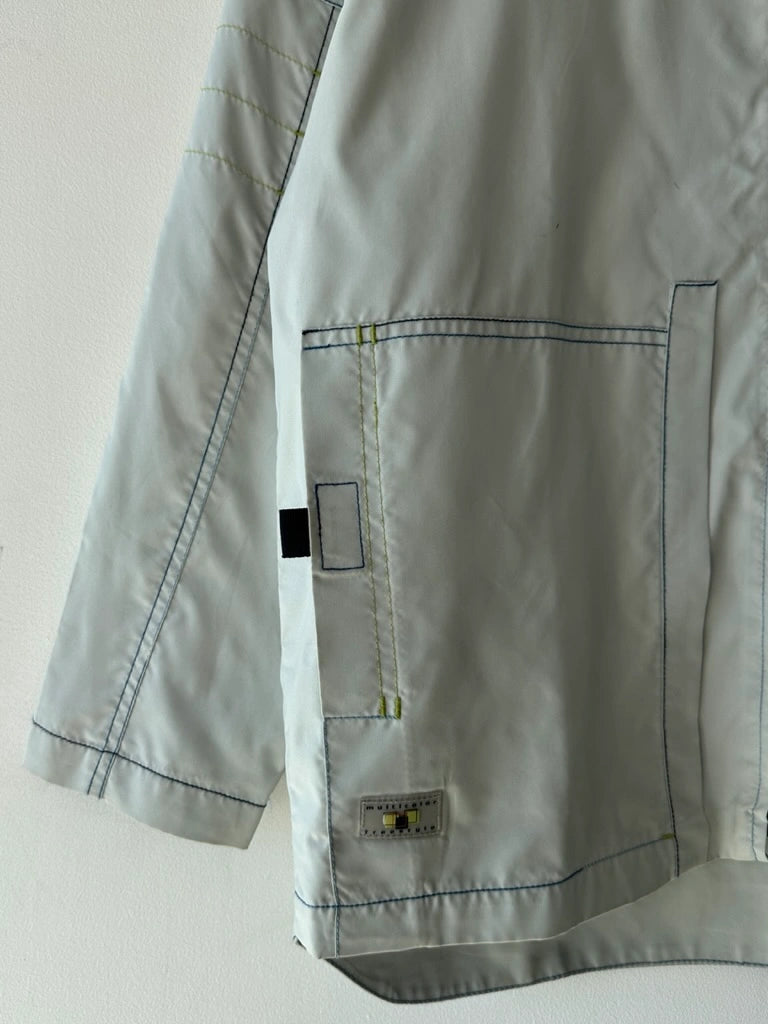 DIESEL - 1990s TECHNICAL NYLON JACKET WITH CONTRAST STITCHING DETAILS