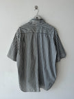 YOHJI YAMAMOTO Y'S - late 2000s DOUBLE LAYER SHORT SLEEVE SHIRT