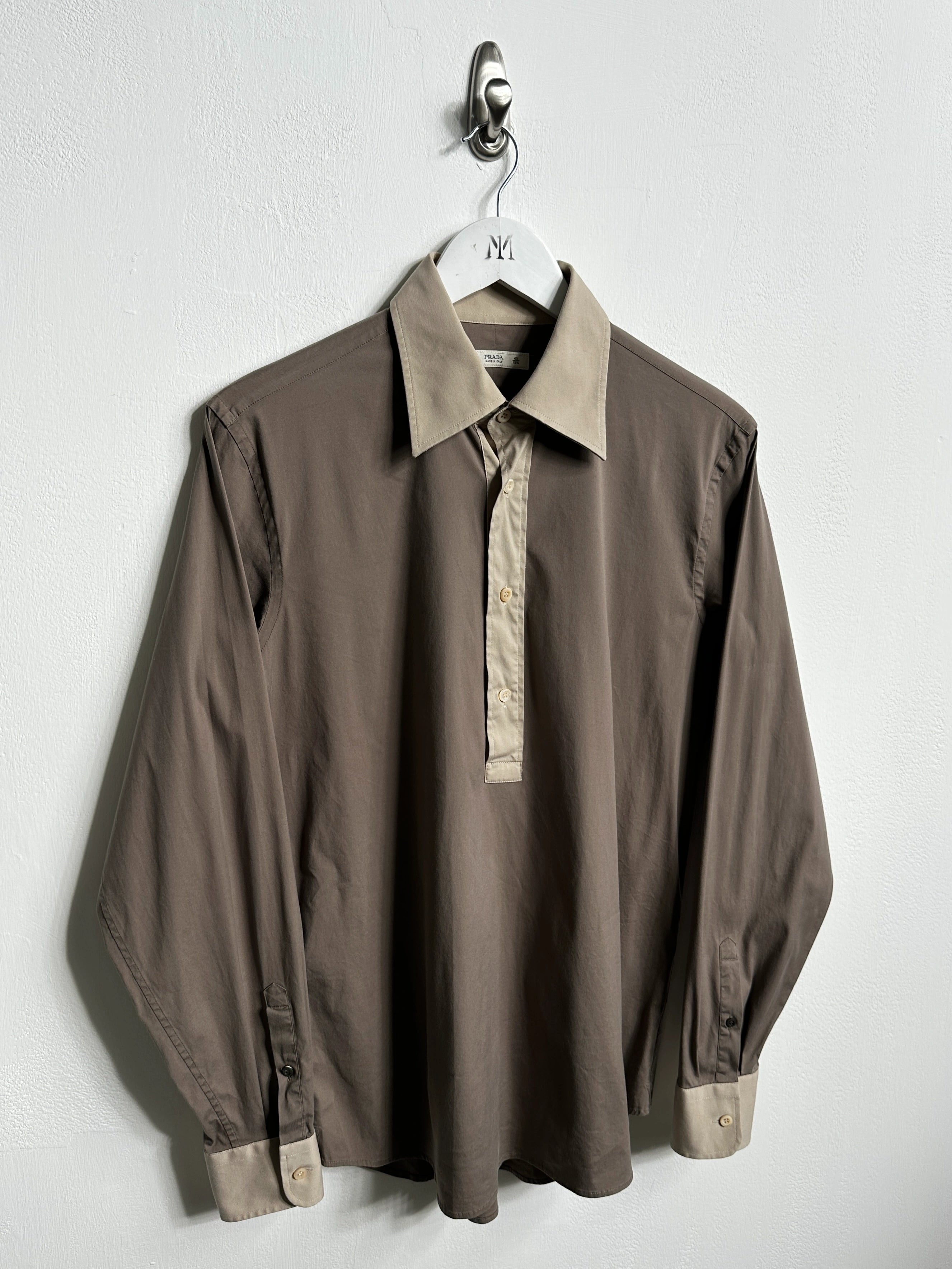 PRADA - early 2000s LONG SLEEVE TECHNICAL SHIRT (Copy)
