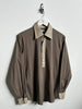 PRADA - early 2000s LONG SLEEVE PULLOVER SHIRT