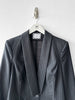 GAETANO NAVARRA - circa 2013 PINSTRIPE TAILORED BLAZER WITH DECONSTRUCTED MESH BACK