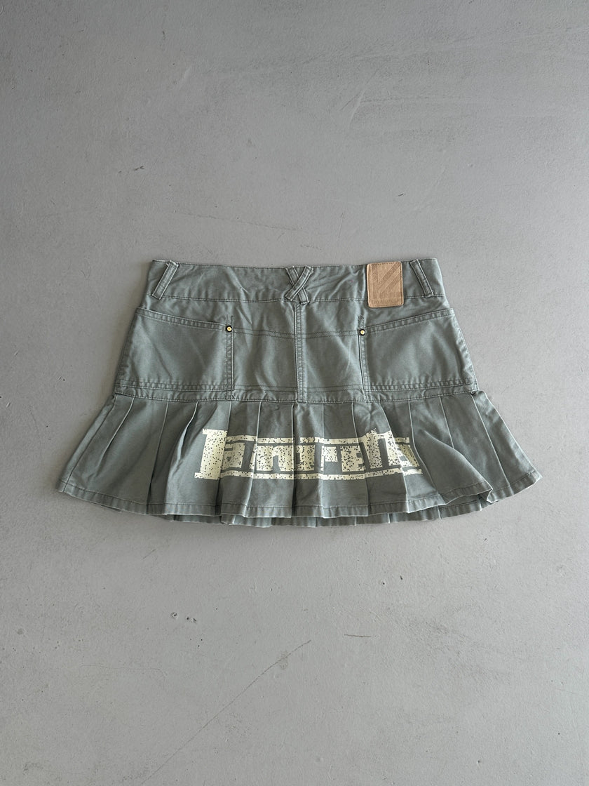 2000s PLEATED CARGO MINI SKIRT