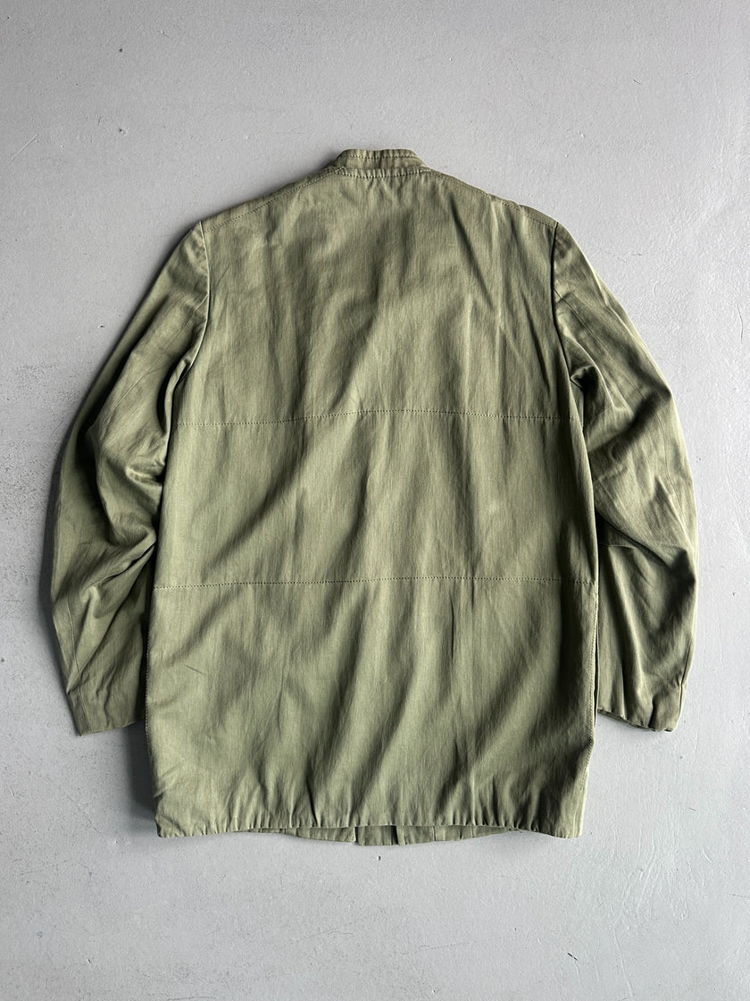 YVES SAINT LAURENT BY STEFANO PILATI - F/W 2006 COLLARLESS JACKET WITH CURVED SLEEVES