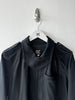 GIANFRANCO FERRÉ - S/S 2008 STRAIGHT FIT JACKET WITH OVERSIZED THROAT FLAP