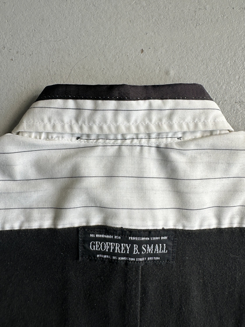 GEOFFREY B.SMALL - 1990s SHORT SLEEVE PANELED SHIRT
