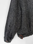 VALENTINO - 1980s BOXY FIT HERRINGBONE BOMBER JACKET
