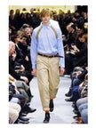 COMME DES GARÇONS - F/W 2005 LONG SLEEVE SHIRT WITH STRIPED PANEL