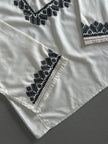 1970s EMBROIDERED WIDE SLEEVE TUNIC SHIRT