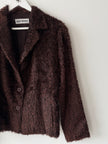 ISSEY MIYAKE - F/W 1998 SHAGGY TEXTURE BUTTONED BLAZER