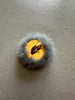 BALENCIAGA - S/S 2021 FAUX FUR  POM POM BUTTON RING