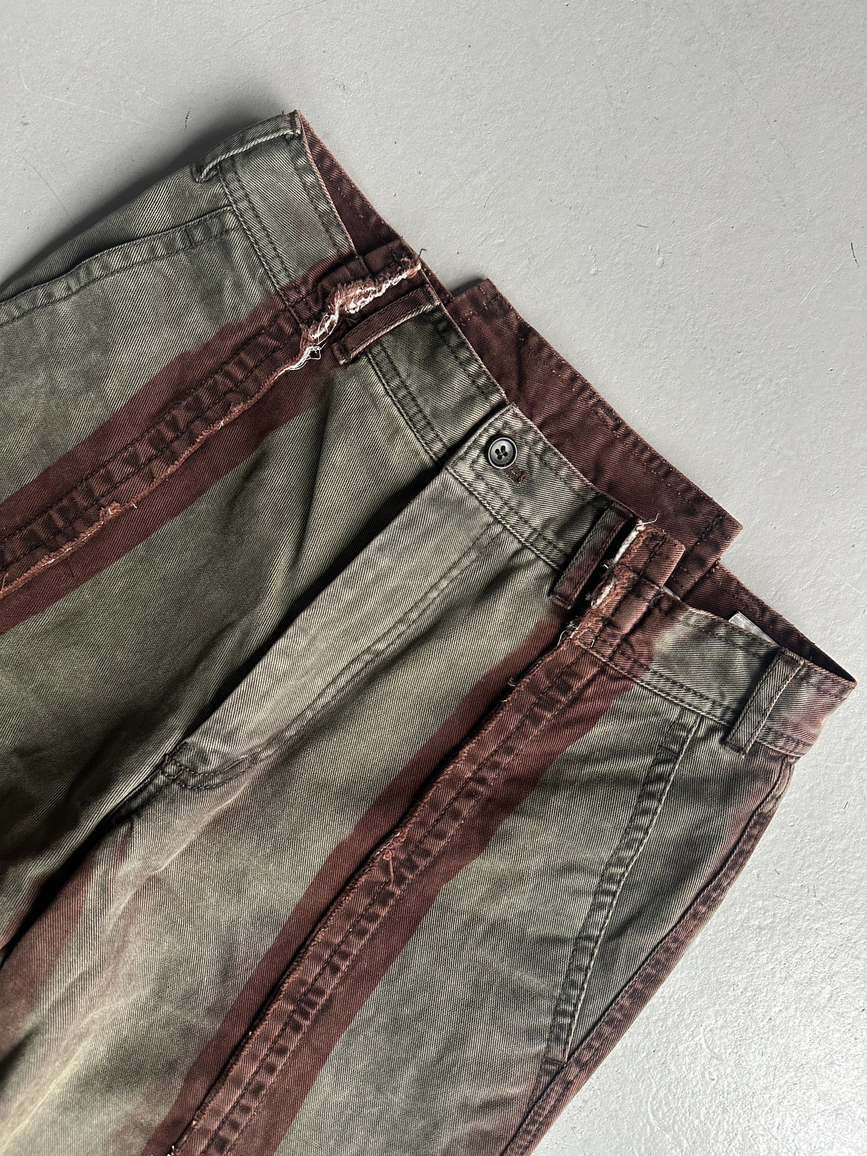 COMME DES GARÇONS SHIRT - A/W 2016 DECONSTRUCTED TROUSERS