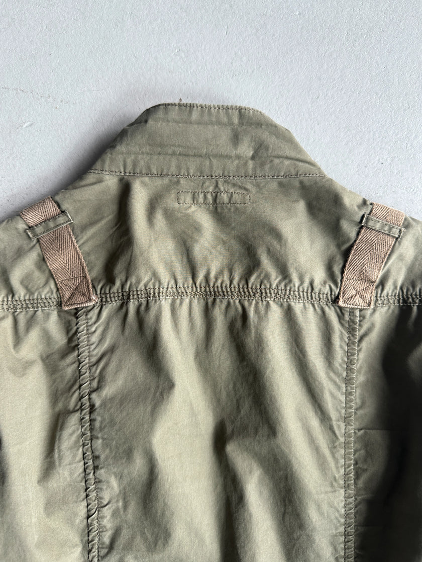 2000s CARGO JACKET WITH STRAPS DETAIL